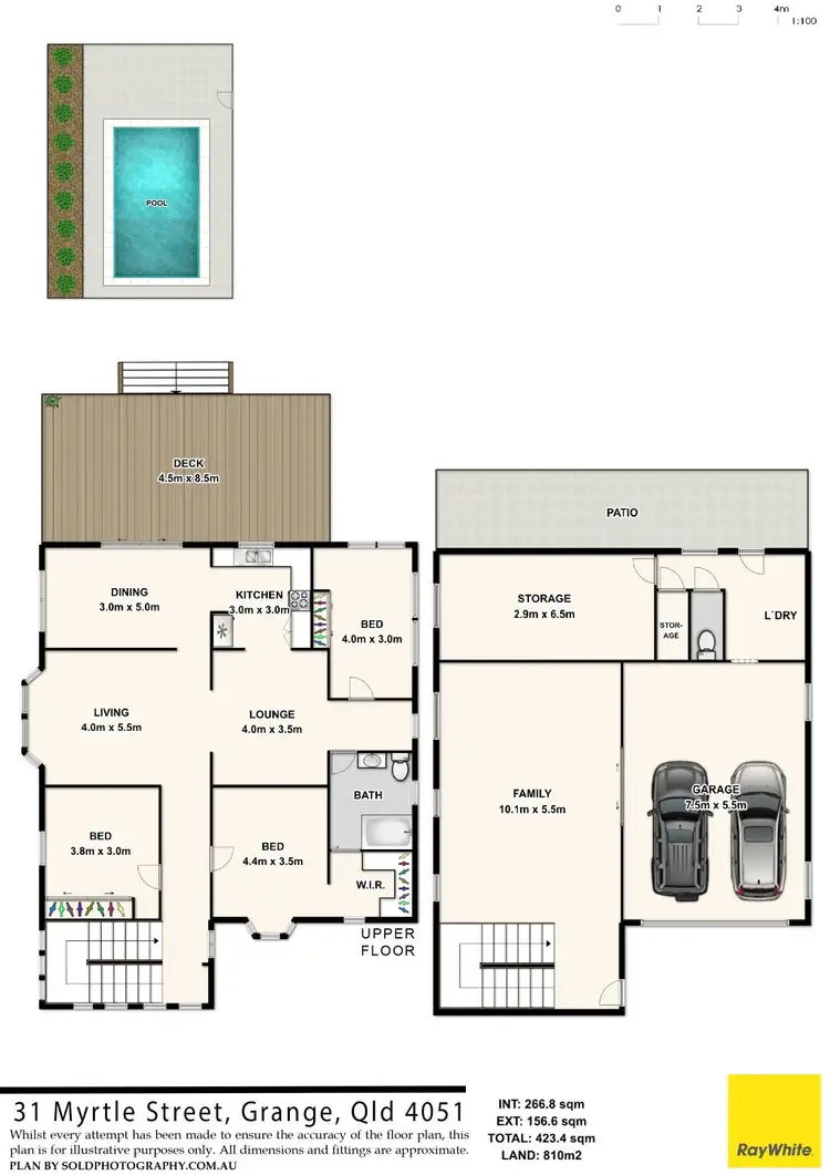 Floorplan of Homely house listing, 31 Myrtle Street, Grange QLD 4051