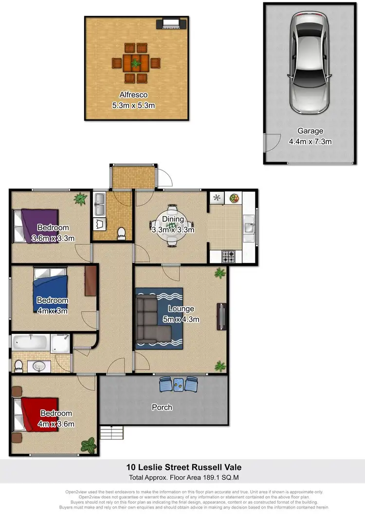 Floorplan of Homely house listing, 10 Leslie Street, Russell Vale NSW 2517
