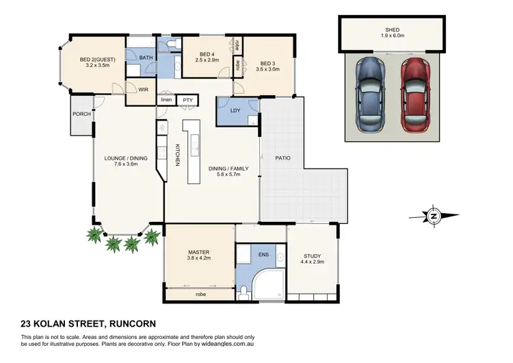Floorplan of Homely house listing, 23 Kolan Street, Runcorn QLD 4113