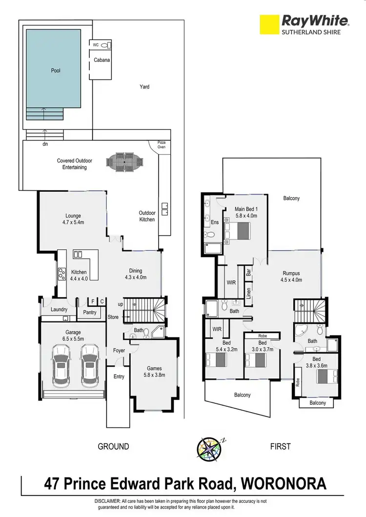 Floorplan of Homely house listing, 47 Prince Edward Park Road, Woronora NSW 2232