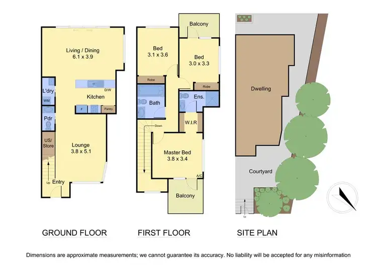 Floorplan of Homely townhouse listing, 8/3-5 Milton Street, Ferntree Gully VIC 3156