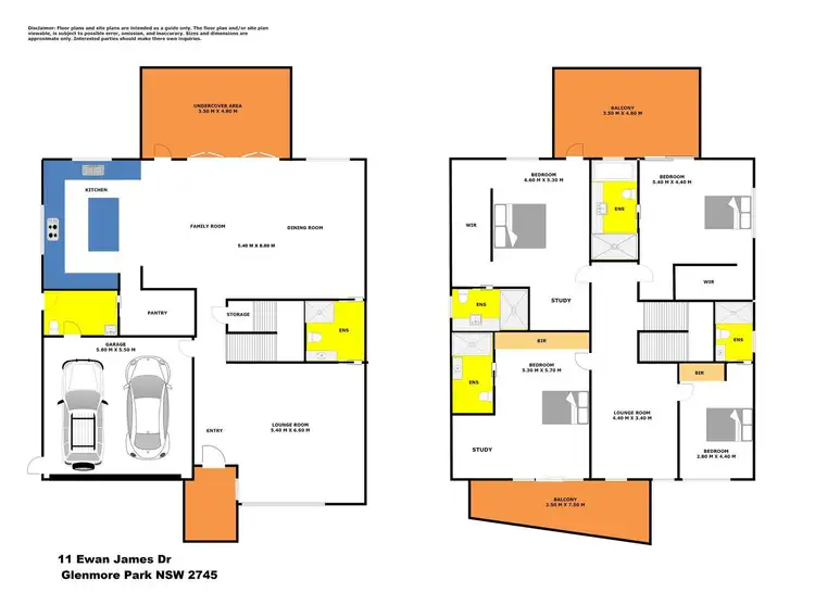 Floorplan of Homely house listing, 11 Ewan James Drive, Glenmore Park NSW 2745