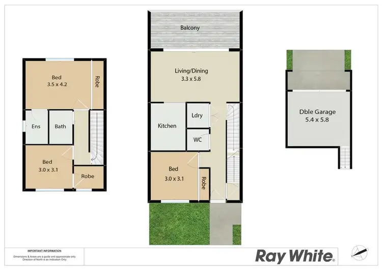 Floorplan of Homely townhouse listing, 17b Bailey Street, Adamstown NSW 2289