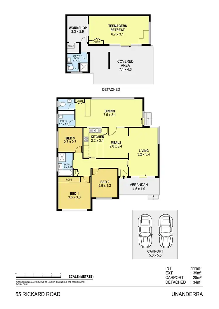 Floorplan of Homely house listing, 55 Rickard Road, Unanderra NSW 2526