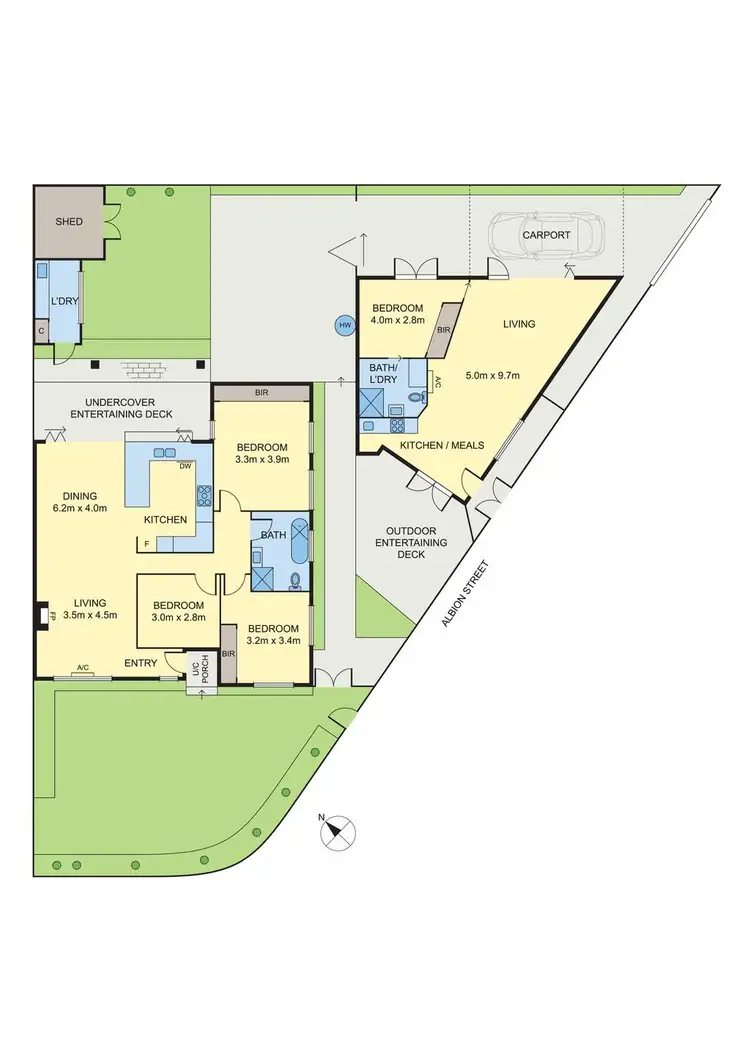 Floorplan of Homely house listing, 2 Kitchener Street, Brunswick West VIC 3055