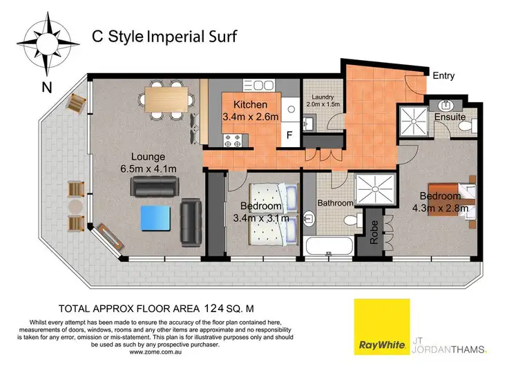 Floorplan of Homely apartment listing, 9C/80 The Esplanade, Surfers Paradise QLD 4217