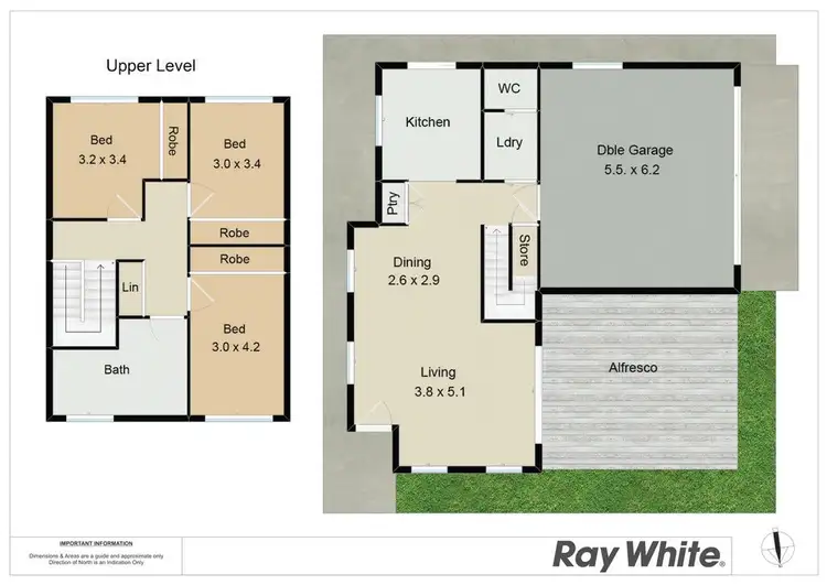 Floorplan of Homely townhouse listing, 1/40 Cowper Avenue, Charlestown NSW 2290
