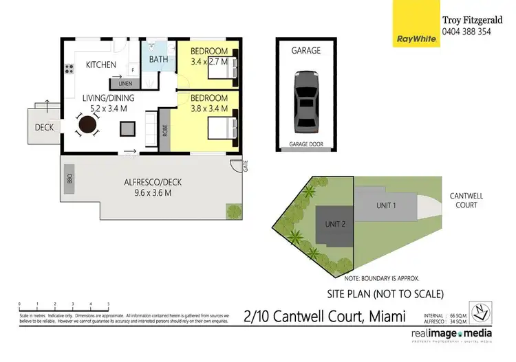 Floorplan of Homely house listing, 2/10 Cantwell Court, Miami QLD 4220