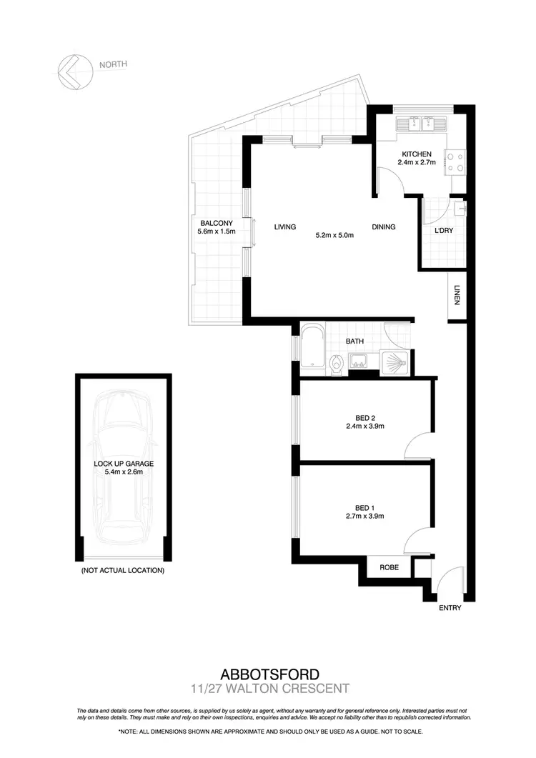 Floorplan of Homely apartment listing, 11/27 Walton Crescent, Abbotsford NSW 2046