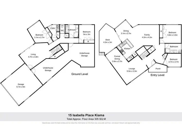 Floorplan of Homely house listing, 15 Isabella Place, Kiama NSW 2533