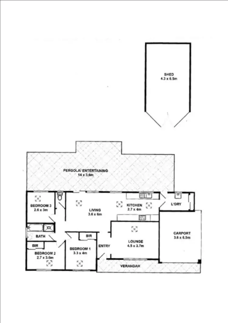 Floorplan of Homely house listing, 76 Delta Crescent, Aberfoyle Park SA 5159