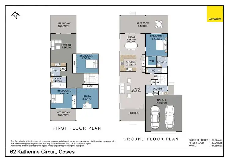 Floorplan of Homely house listing, 62 Katherine Circuit, Cowes VIC 3922
