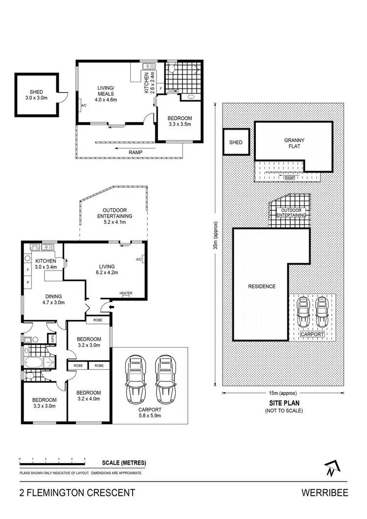 Floorplan of Homely house listing, 2 Flemington Crescent, Werribee VIC 3030