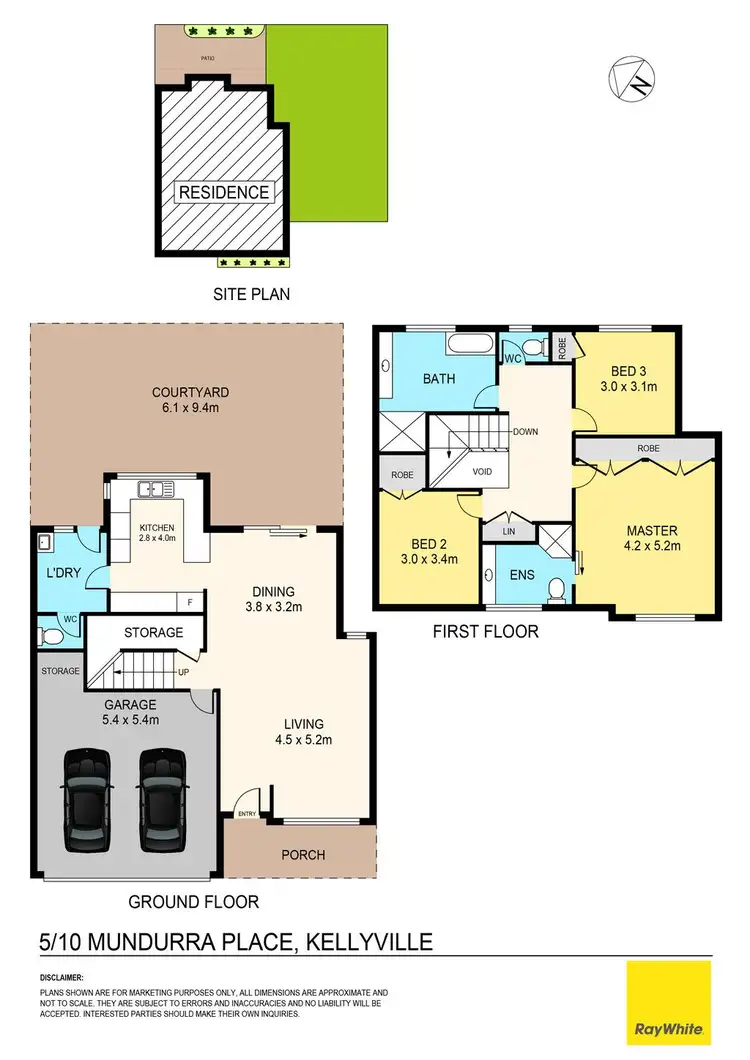 Floorplan of Homely townhouse listing, 5/10 Mundurra Place, Kellyville NSW 2155