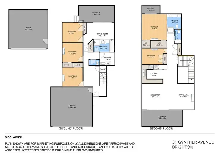 Floorplan of Homely house listing, 31 Gynther Avenue, Brighton QLD 4017