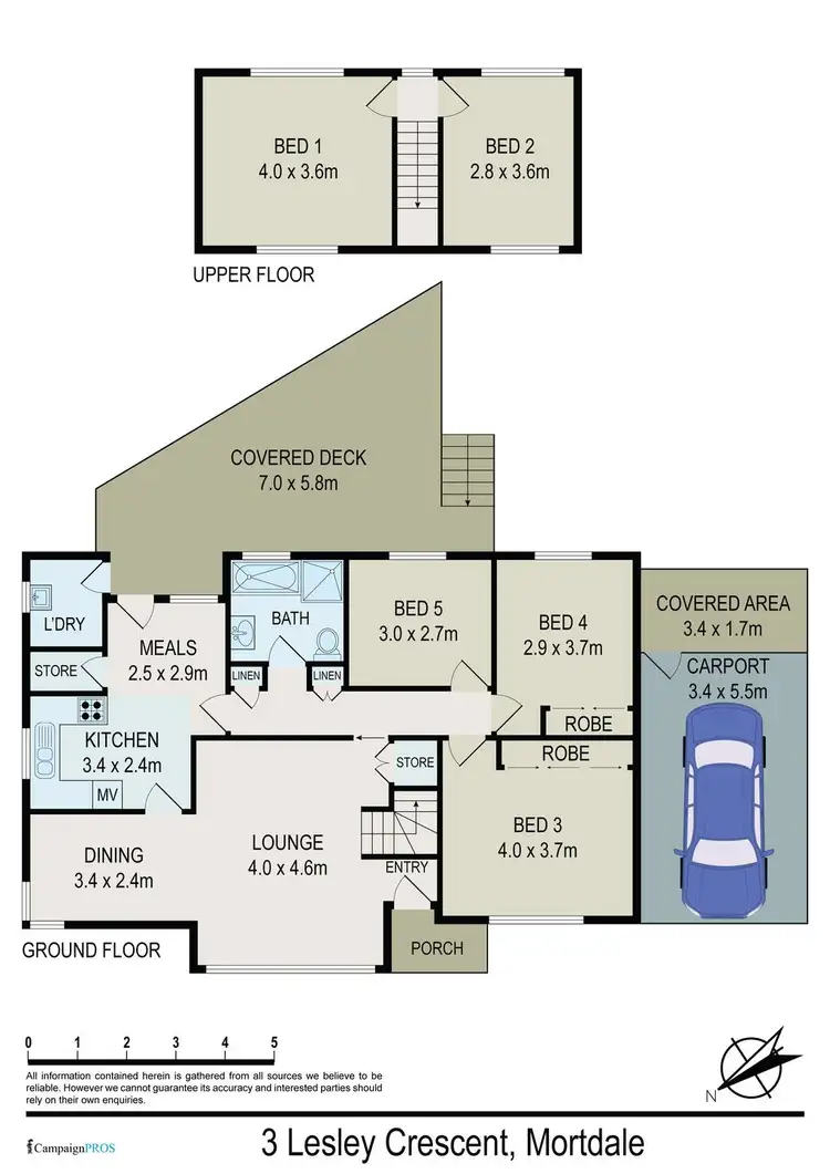 Floorplan of Homely house listing, 3 Lesley Crescent, Mortdale NSW 2223