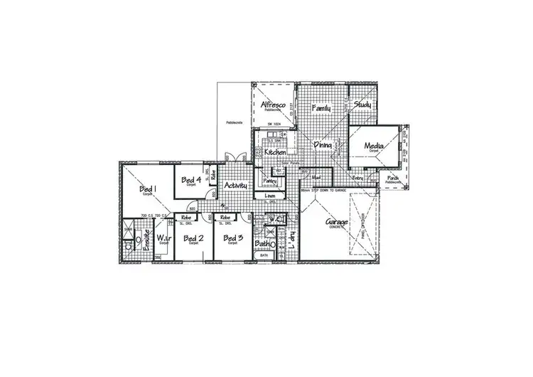 Floorplan of Homely house listing, 15 Karalanza Drive, Mildura, Mildura VIC 3500