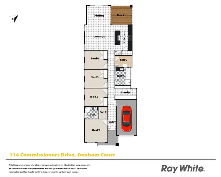 Floorplan of Homely house listing, 114 Commissioners Drive, Denham Court NSW 2565