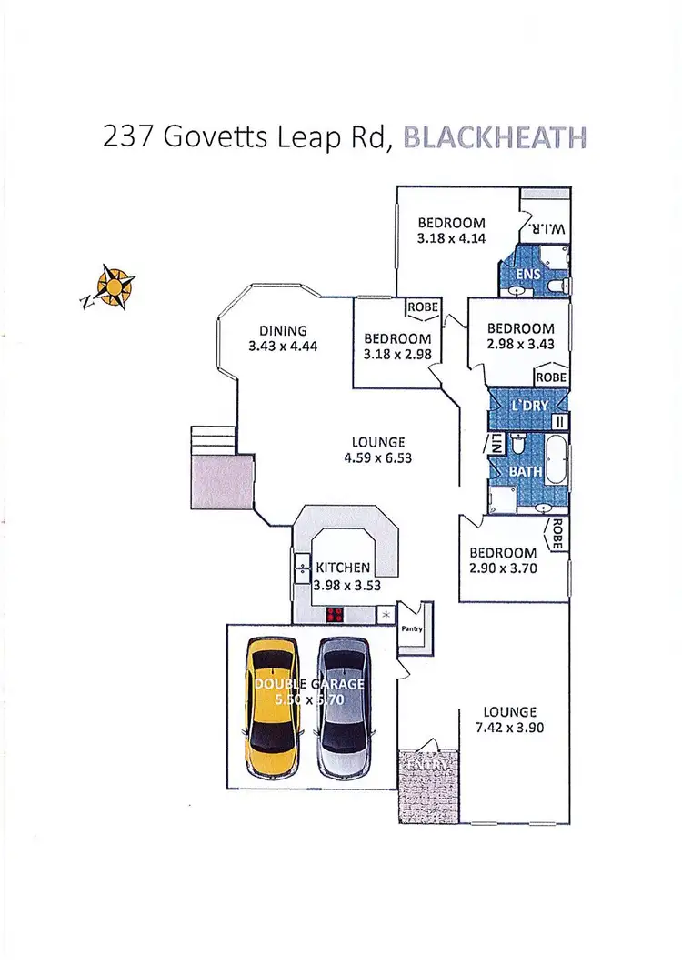 Floorplan of Homely house listing, 237 Govetts Leap Road, Blackheath NSW 2785