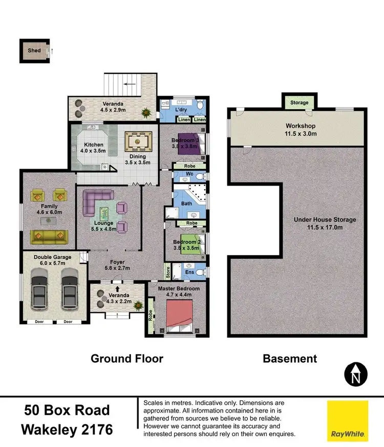 Floorplan of Homely house listing, 50 Box Road, Wakeley NSW 2176