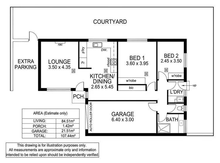 Floorplan of Homely unit listing, 3/36 Clark Avenue, Glandore SA 5037