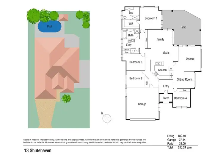 Floorplan of Homely house listing, 13 Shutehaven Circuit, Bushland Beach QLD 4818