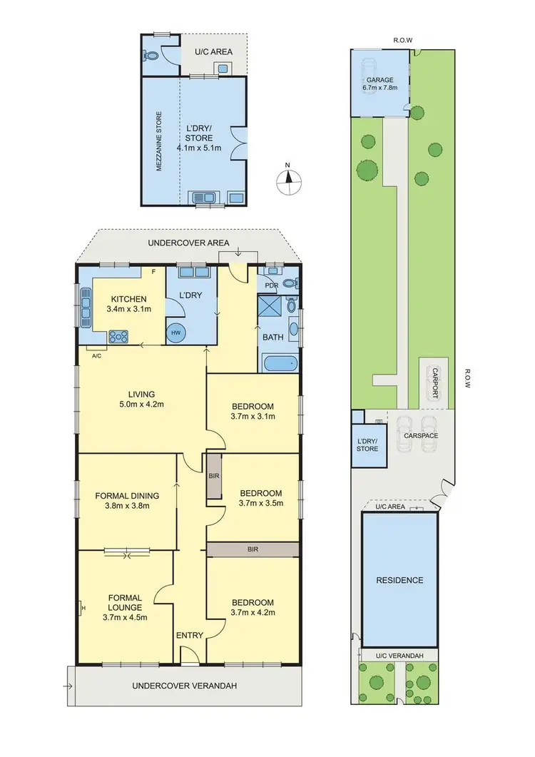 Floorplan of Homely house listing, 8 Arnold Street, Brunswick East VIC 3057