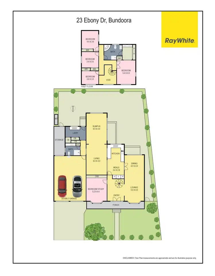 Floorplan of Homely house listing, 23 Ebony Drive, Bundoora VIC 3083