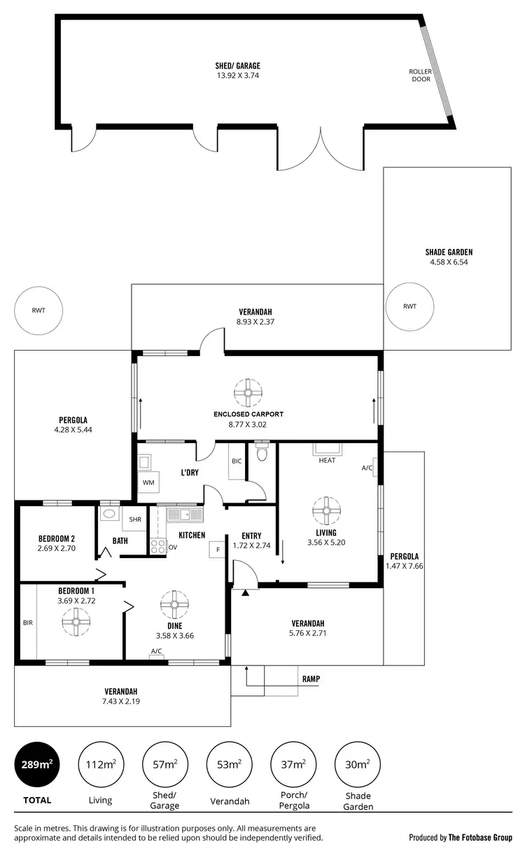 Floorplan of Homely house listing, 5 Rowe Crescent, Two Wells SA 5501