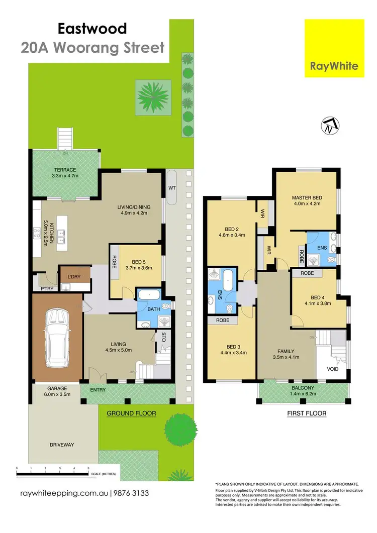 Floorplan of Homely semi-detached listing, 20A Woorang Street, Eastwood NSW 2122