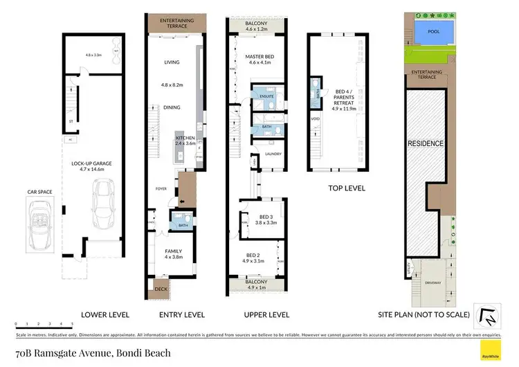 Floorplan of Homely house listing, 70B Ramsgate Avenue, Bondi Beach NSW 2026