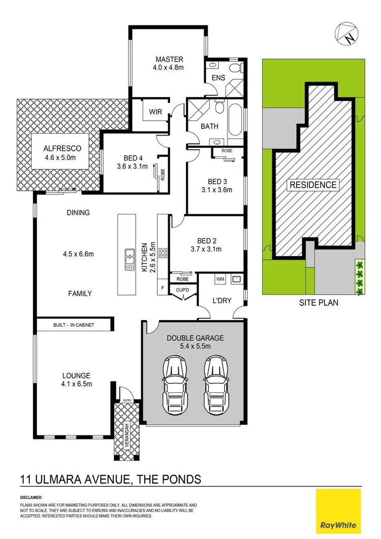 Floorplan of Homely house listing, 11 Ulmara Avenue, The Ponds NSW 2769