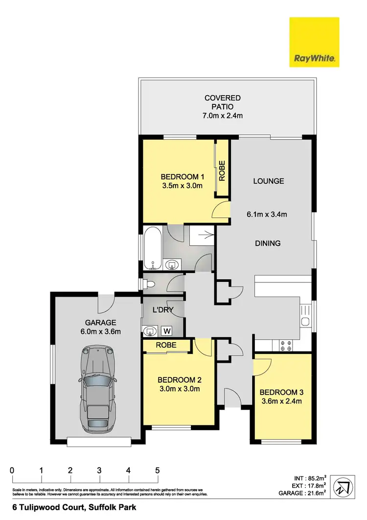 Floorplan of Homely house listing, 6 Tulipwood Court, Suffolk Park NSW 2481
