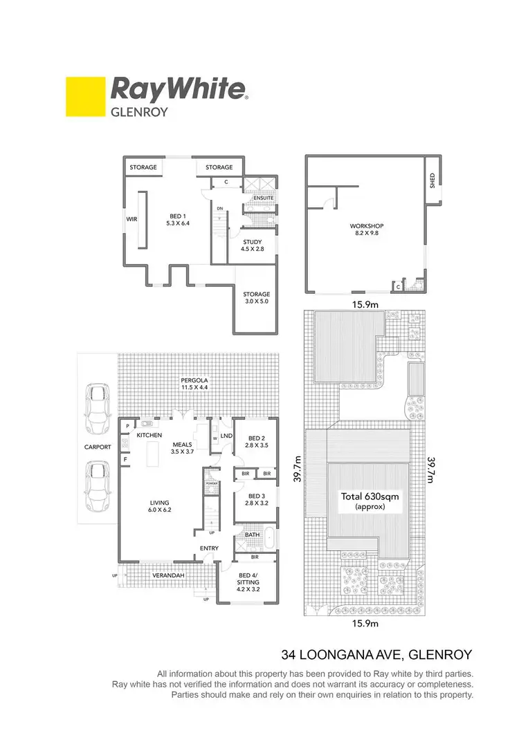 Floorplan of Homely house listing, 34 Loongana Avenue, Glenroy VIC 3046