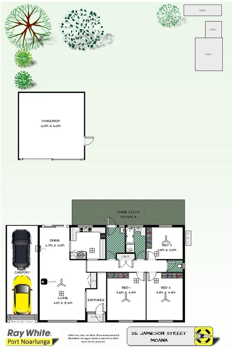 Floorplan of Homely house listing, 26 Jamieson Street, Moana SA 5169
