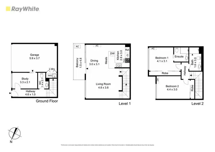 Floorplan of Homely house listing, 44 La Scala, Maribyrnong VIC 3032