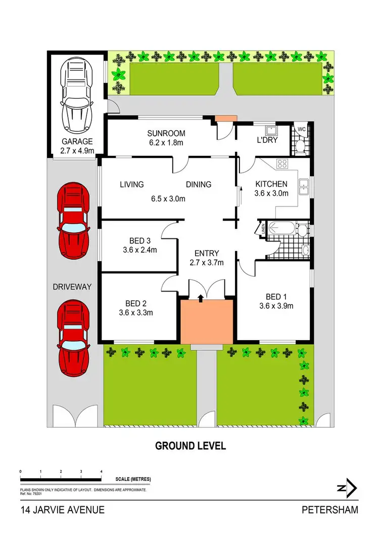 Floorplan of Homely house listing, 14 Jarvie Avenue, Petersham NSW 2049