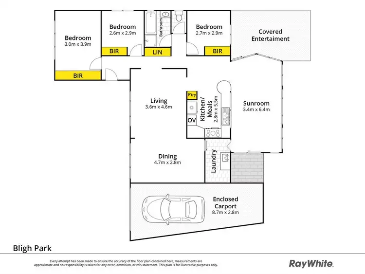 Floorplan of Homely house listing, 11 Derwent Place, Bligh Park NSW 2756