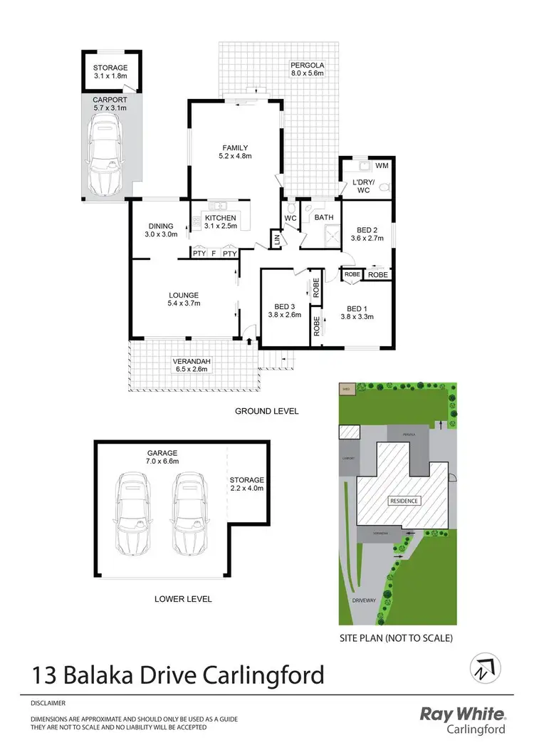 Floorplan of Homely house listing, 13 Balaka Drive, Carlingford NSW 2118