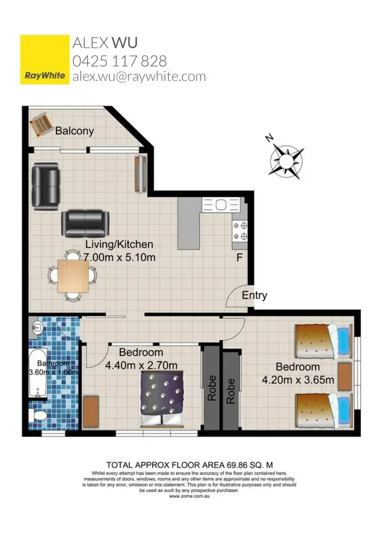 Floorplan of Homely apartment listing, 21/45 Watson Esplanade, Surfers Paradise QLD 4217