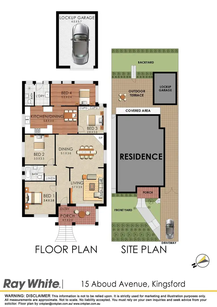 Floorplan of Homely house listing, 15 Aboud Avenue, Kingsford NSW 2032