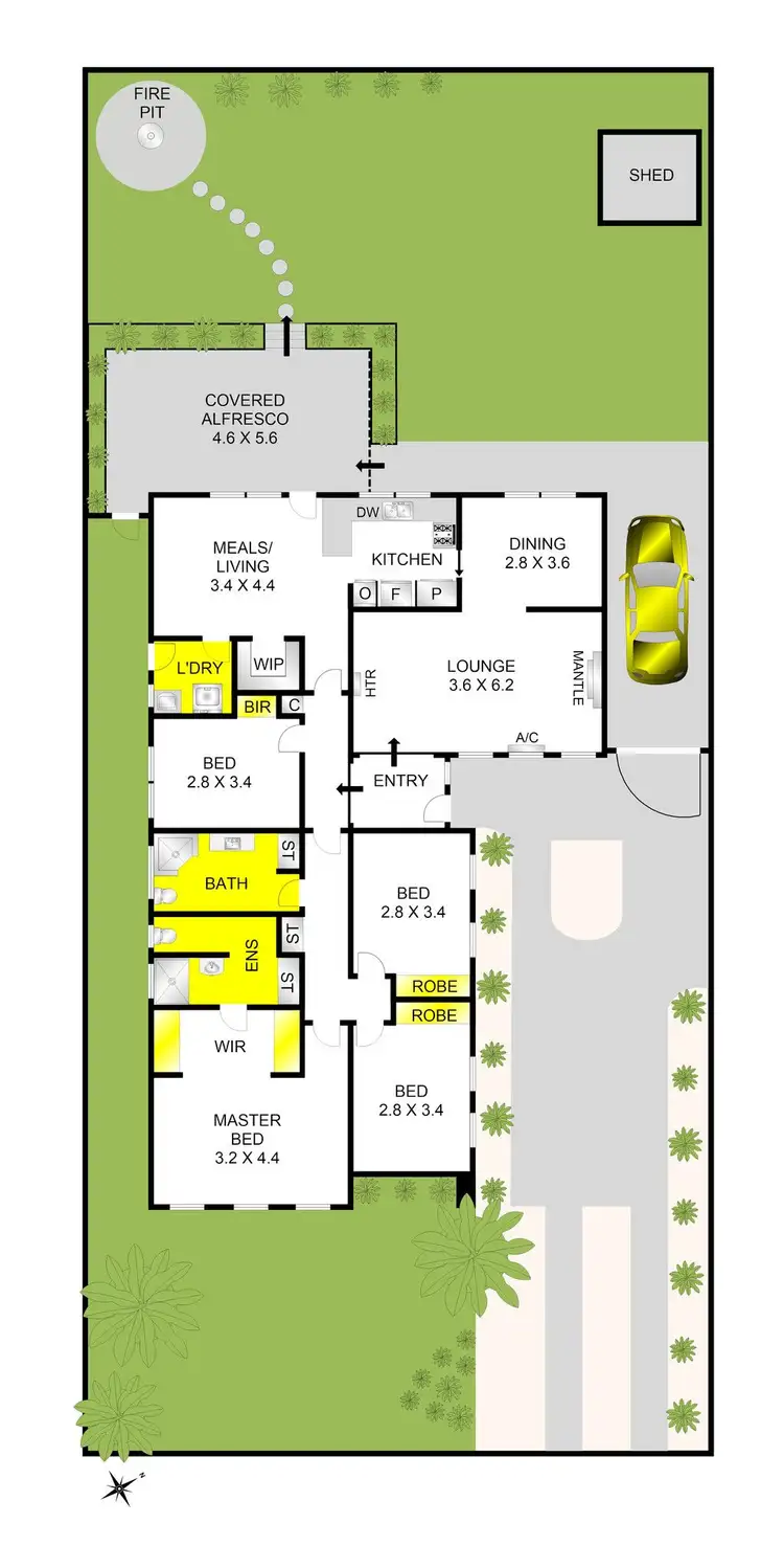 Floorplan of Homely house listing, 10 Cheryl Crescent, Belmont VIC 3216