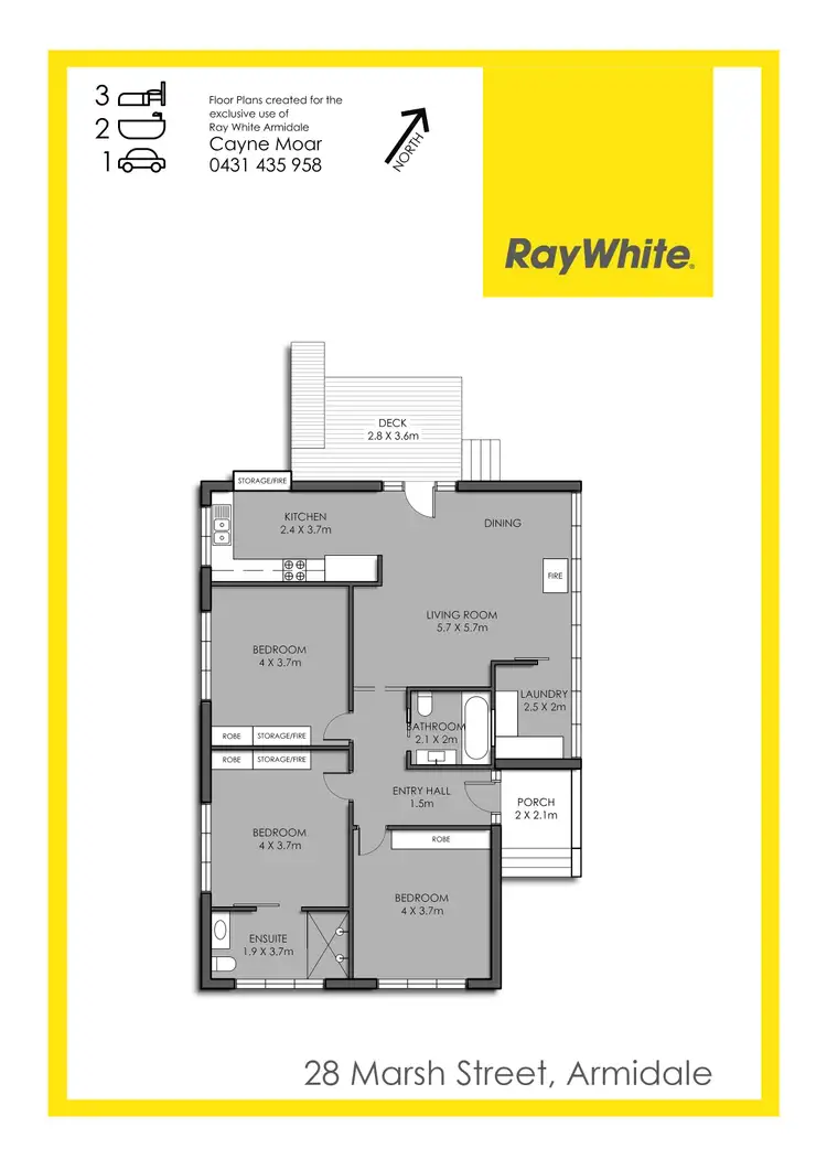 Floorplan of Homely house listing, 28 Marsh Street, Armidale NSW 2350