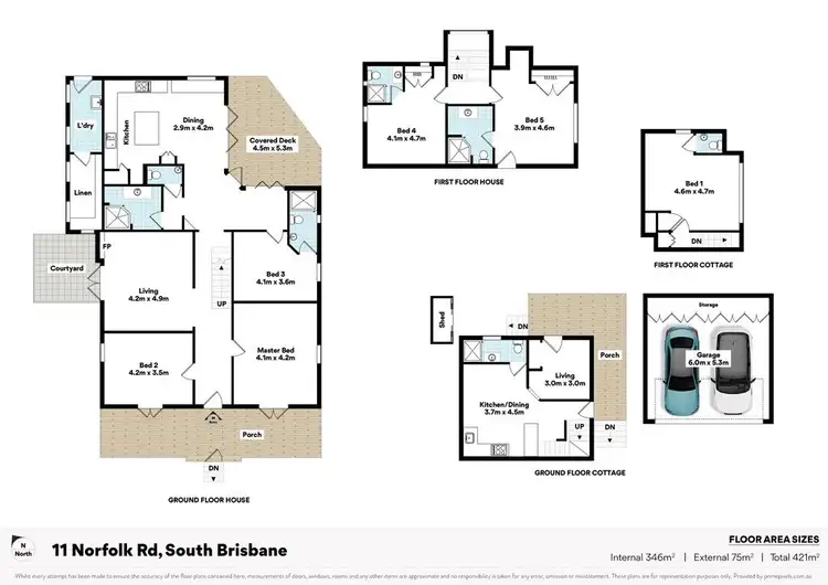 Floorplan of Homely house listing, 11 Norfolk Road, South Brisbane QLD 4101