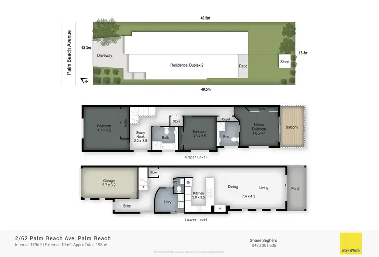 Floorplan of Homely semi-detached listing, 2/62 Palm Beach Avenue, Palm Beach QLD 4221