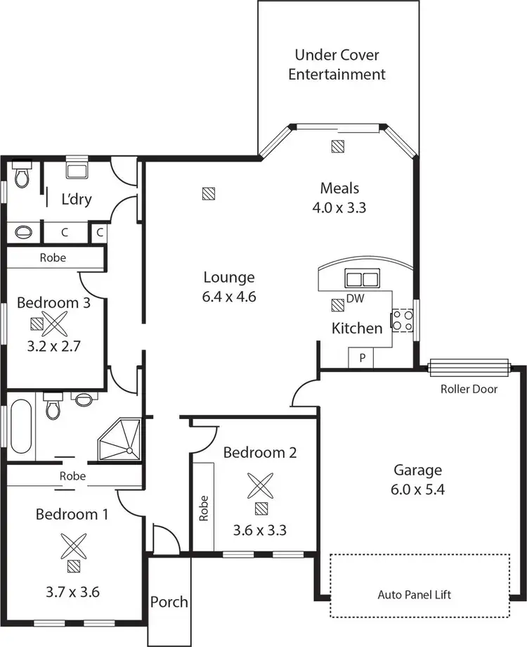 Floorplan of Homely house listing, 7 McNab Place, Seaton SA 5023