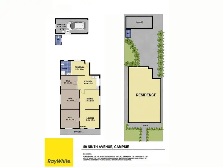 Floorplan of Homely house listing, 59 Ninth Avenue, Campsie NSW 2194
