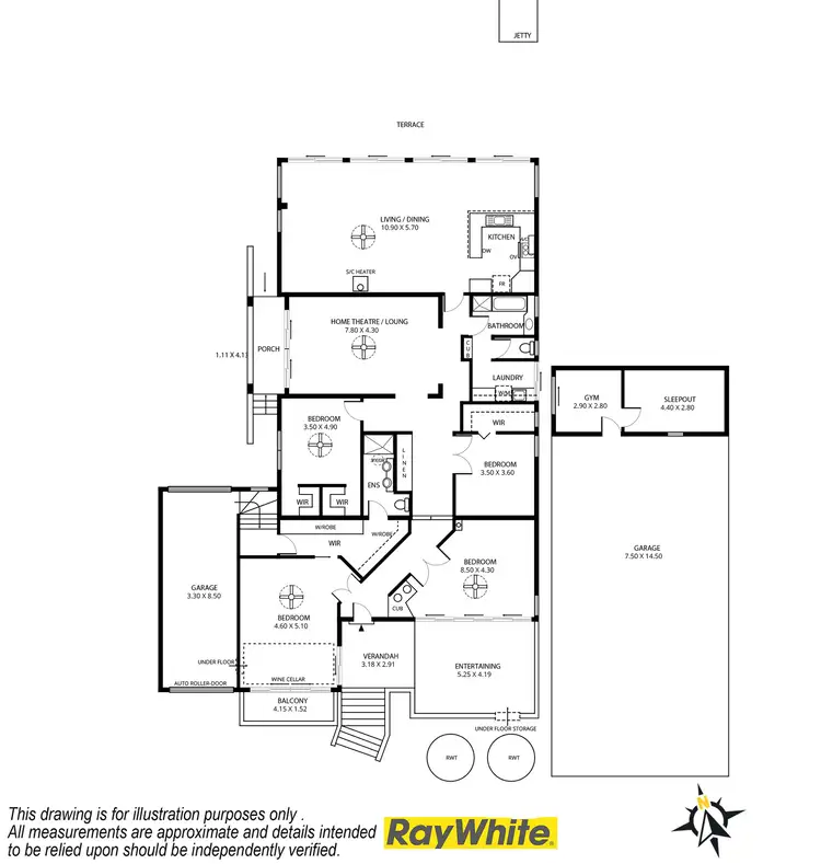 Floorplan of Homely house listing, 47 Goolwa Channel Drive, Hindmarsh Island SA 5214