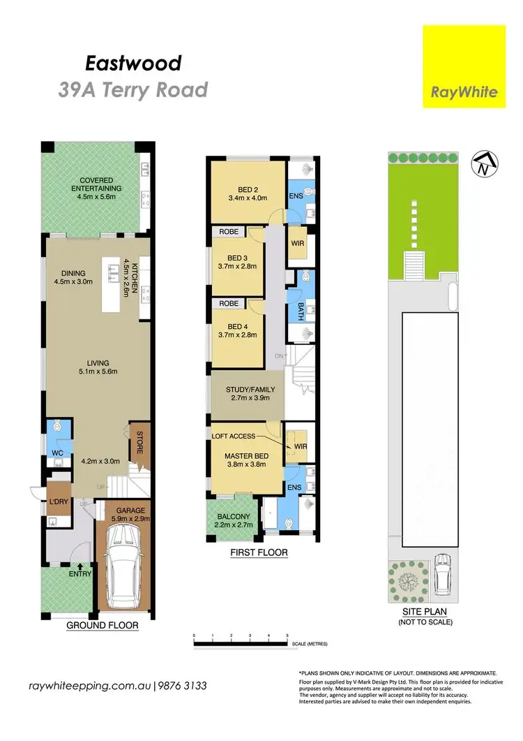 Floorplan of Homely semi-detached listing, 39A Terry Road, Eastwood NSW 2122
