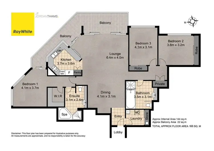Floorplan of Homely apartment listing, 5-19 Palm Avenue, Surfers Paradise QLD 4217